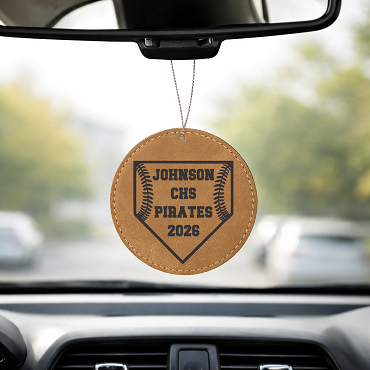 Personalized Baseball Softball Home Plate Ornament Senior Gift